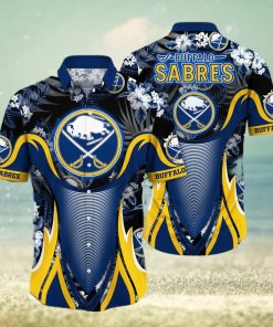 Floral Aloha NHL Buffalo Sabres Hawaiian Shirt Gift For Hockey Players