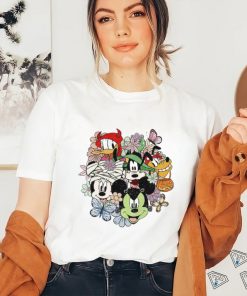 Floral Disney Halloween Gift For Fan T Shirt