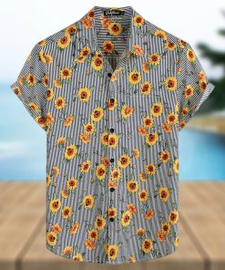 Floral Hawaiian Shirt Casual Button Down Short Sleeve Aloha Beach Shirts