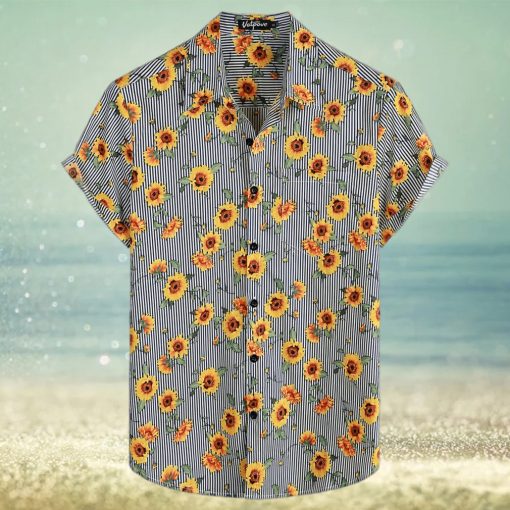 Floral Hawaiian Shirt Casual Button Down Short Sleeve Aloha Beach Shirts