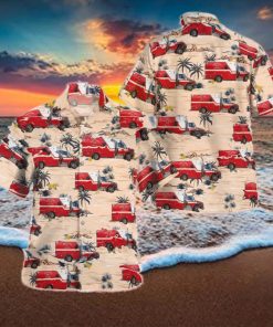 Florida Charlotte County Fire and EMS Beach Gift Aloha Hawaiian Shirt WeYZwfciL