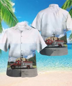 Florida Inverness Fire Department Summer Aloha hawaiian shirt