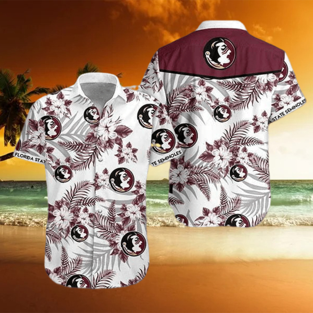 NCAA Florida State Seminoles Flower Hawaiian Shirt 3D Shirt, Florida State  Seminoles Gifts For Men - T-shirts Low Price