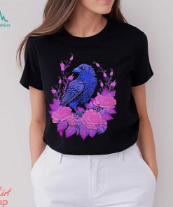 Flowers and Raven art shirt, hoodie, sweater, long sleeve and tank top Flowers and Raven art shirt