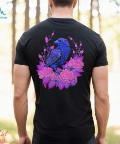 Flowers and Raven art shirt, hoodie, sweater, long sleeve and tank top Flowers and Raven art shirt
