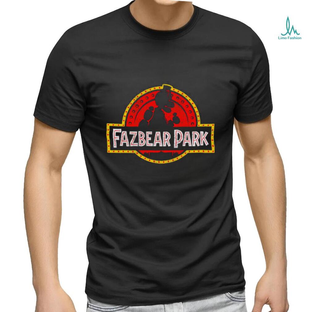 Freddy Fazbear X Jurassic Park Fazbear Par logo shirt Freddy Fazbear X Jurassic Park Fazbear Par logo shirt
