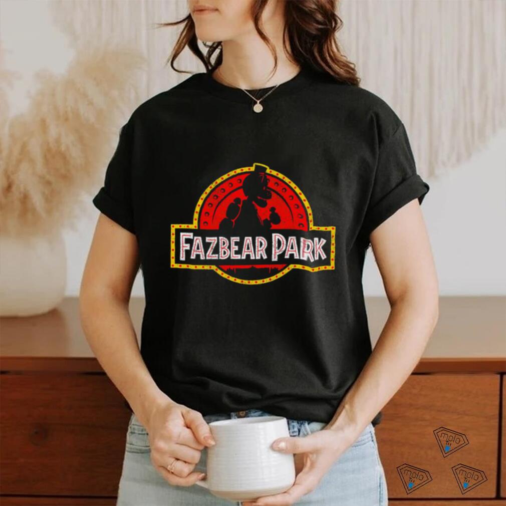 Freddy Fazbear X Jurassic Park Fazbear Par logo shirt Freddy Fazbear X Jurassic Park Fazbear Par logo shirt