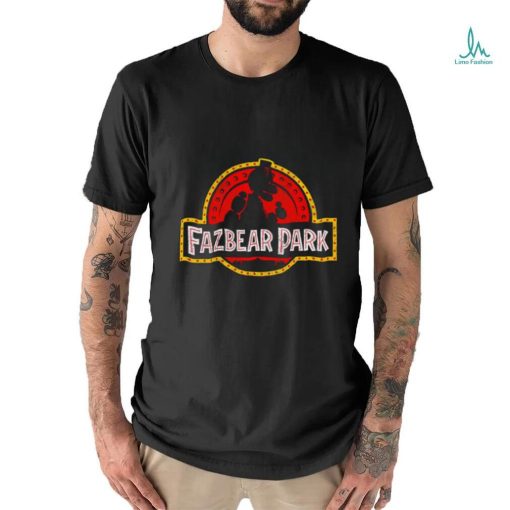 Freddy Fazbear X Jurassic Park Fazbear Par logo shirt