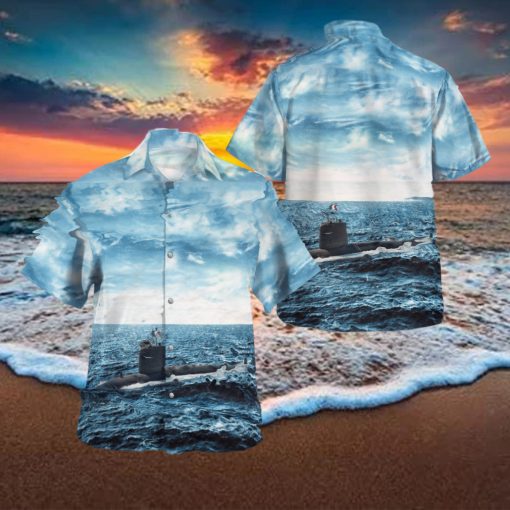 French Submarine Perle Hawaiian Shirt