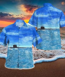 French Submarine Rubis Hawaiian Shirt