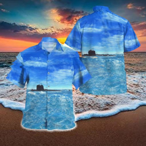 French Submarine Rubis Hawaiian Shirt