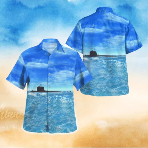 French Submarine Rubis Hawaiian Shirt