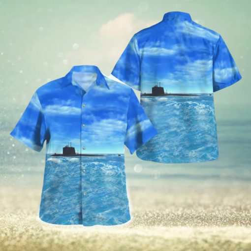 French Submarine Rubis Hawaiian Shirt