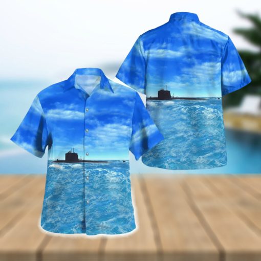 French Submarine Rubis (S601) Hawaiian Shirt