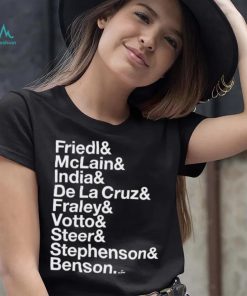 Friedl Mclain India De La Cruz Fraley Votto Steer Stephenson Benson Shirt