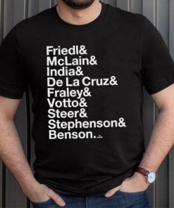 Friedl Mclain India De La Cruz Fraley Votto Steer Stephenson Benson Shirt