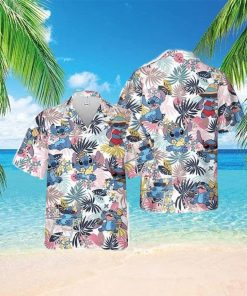 Funny Disney Stitch Funny Hawaiian Shirt Summer Beach Gift