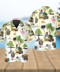 Funny Skull Beach Dancing Hawaiian Shirt