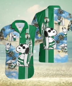 Funny Snoopy Boston Celtics Funny Hawaiian Shirt