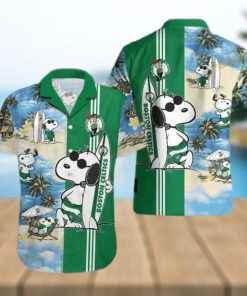 Funny Snoopy Boston Celtics Funny Hawaiian Shirt