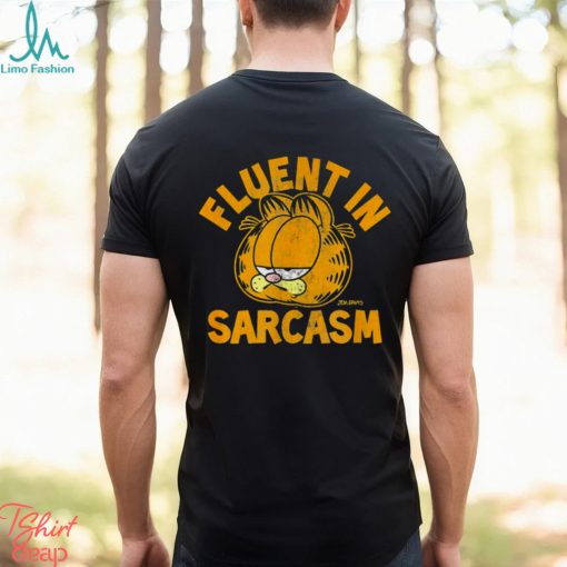 GARFIELD FLUENT IN SARCASM SHIRT