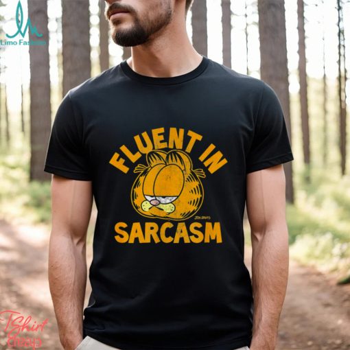 GARFIELD FLUENT IN SARCASM SHIRT