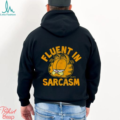 GARFIELD FLUENT IN SARCASM SHIRT