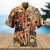 Gift For Father Bass Fishing Black Green Unisex Hawaiian Shirts