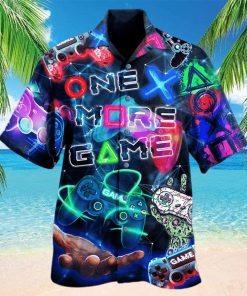 Game One More Time Neon Light Unisex Hawaiian Shirt