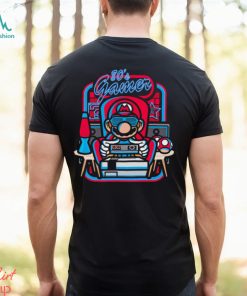Gamer Mario 80’s gamer room retro shirt