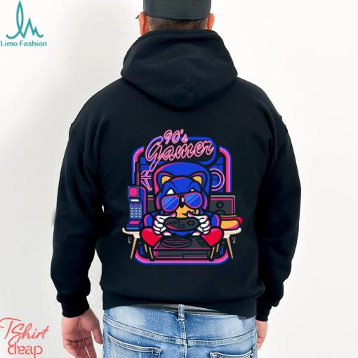Gamer Sonic 90’s gamer room retro shirt