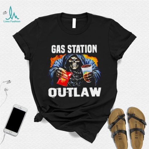 Gas Station Outlaw Death chips shirt