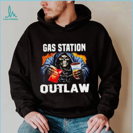 Gas Station Outlaw Death chips shirt