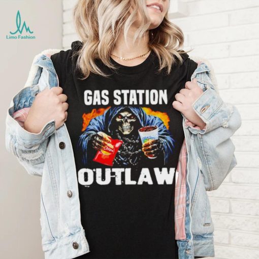 Gas Station Outlaw Death chips shirt