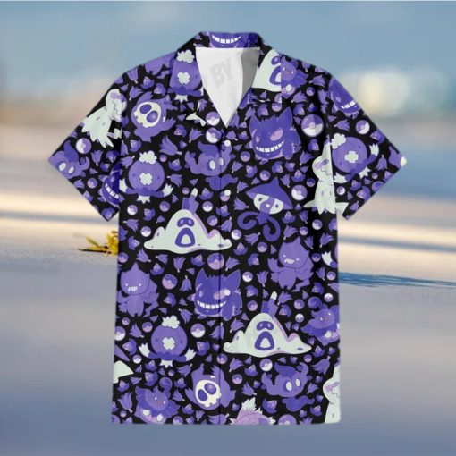 Gengar Ghost Hawaiian Shirt