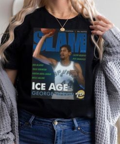 George Gervin San Antonio Spurs NBA Slam Cover Tee Shirt