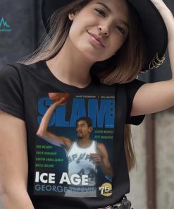 George Gervin San Antonio Spurs NBA Slam Cover Tee Shirt