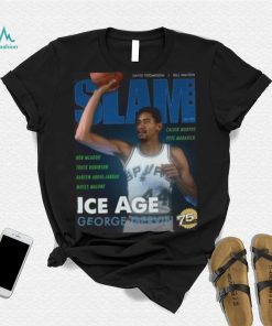 George Gervin San Antonio Spurs NBA Slam Cover Tee Shirt