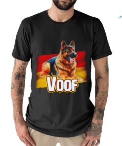 German Shepperd Voof German flag shirt