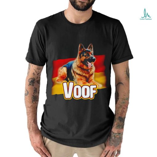 German Shepperd Voof German flag shirt