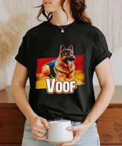 German Shepperd Voof German flag shirt