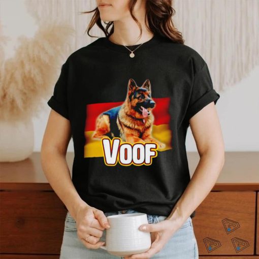 German Shepperd Voof German flag shirt