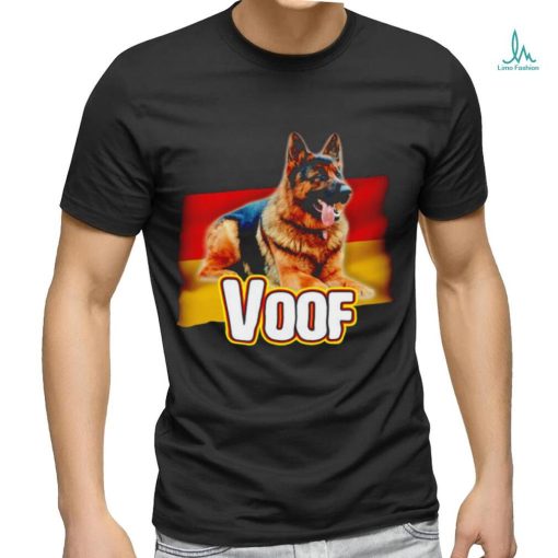 German Shepperd Voof German flag shirt