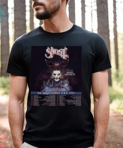 Ghost Rock Band Imperatour Tour 2023 poster shirt