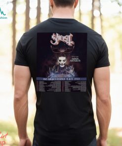 Ghost Rock Band Imperatour Tour 2023 poster shirt