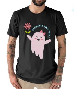 Ghost with flower adorably boo tiful art shirt