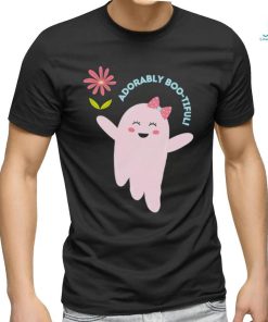 Ghost with flower adorably boo tiful art shirt