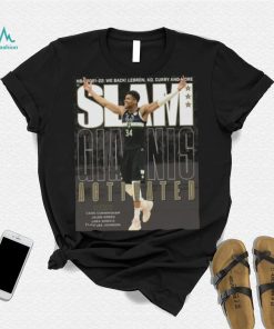 Giannis Antetokounmpo Milwaukee Bucks Slam Cover Tee Shirt NBA