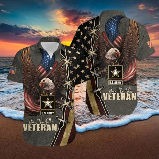 Gift For Dad Honor The Fallen Us Army Unisex Hawaiian Shirts