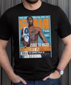 Gilbert Arenas Washington Wizards NBA Slam Cover Tee Shirt